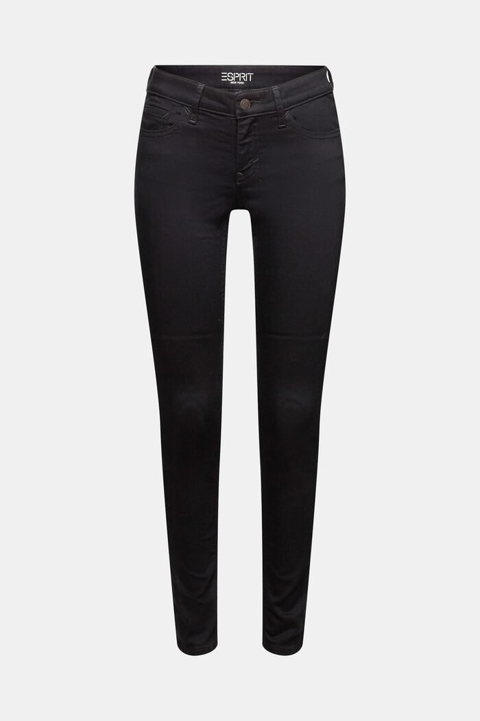 Low-Rise Skinny Jeans, BLACK RINSE, detail image number 7