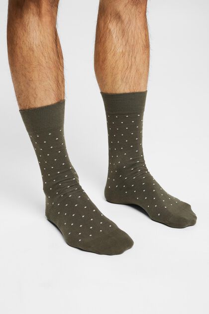 2er-Set Socken mit Dot-Muster, organische Baumwolle