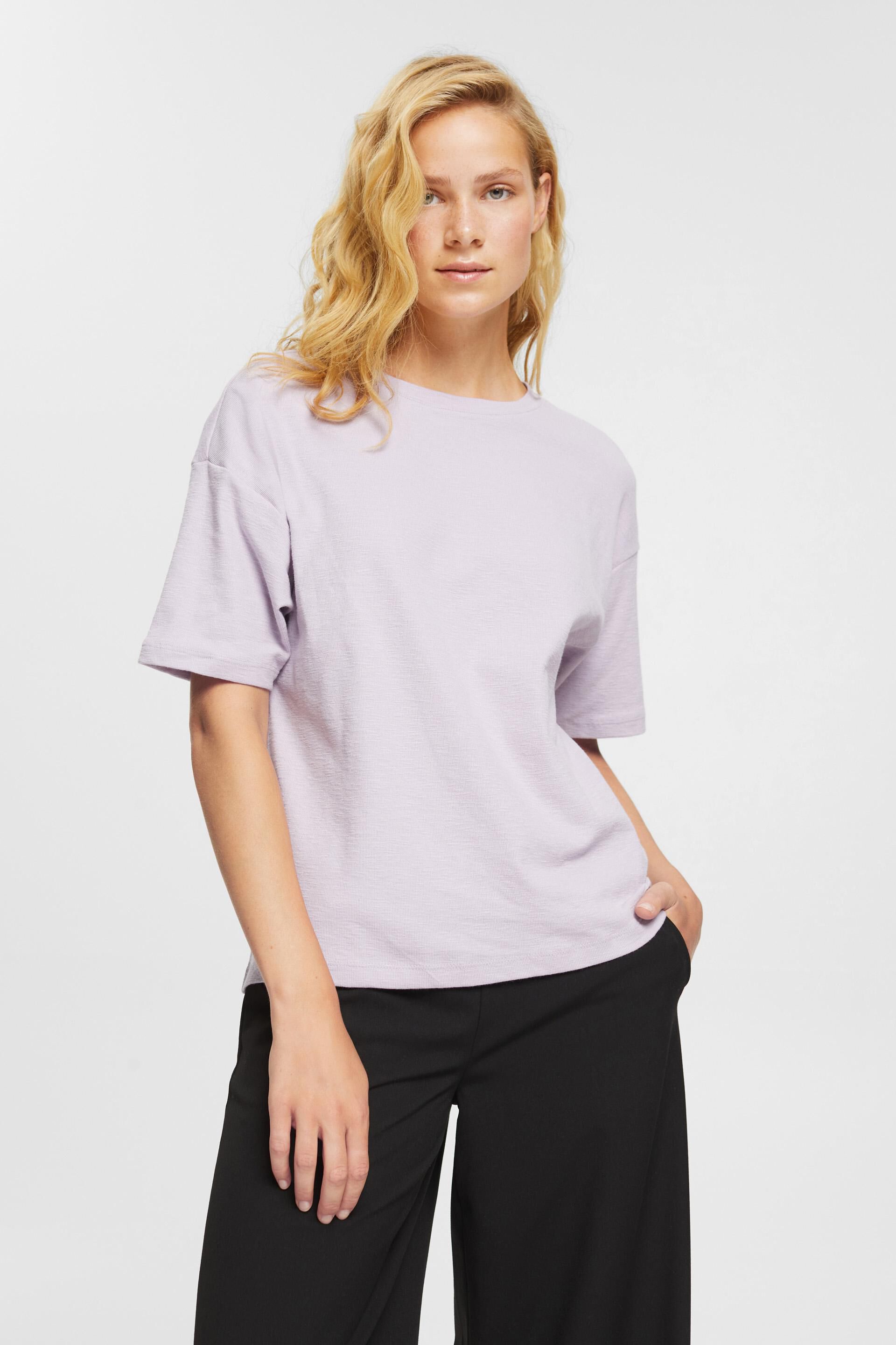 Esprit T-shirt jasnoszary Melan\u017cowy W stylu casual Moda Koszulki T-shirty 