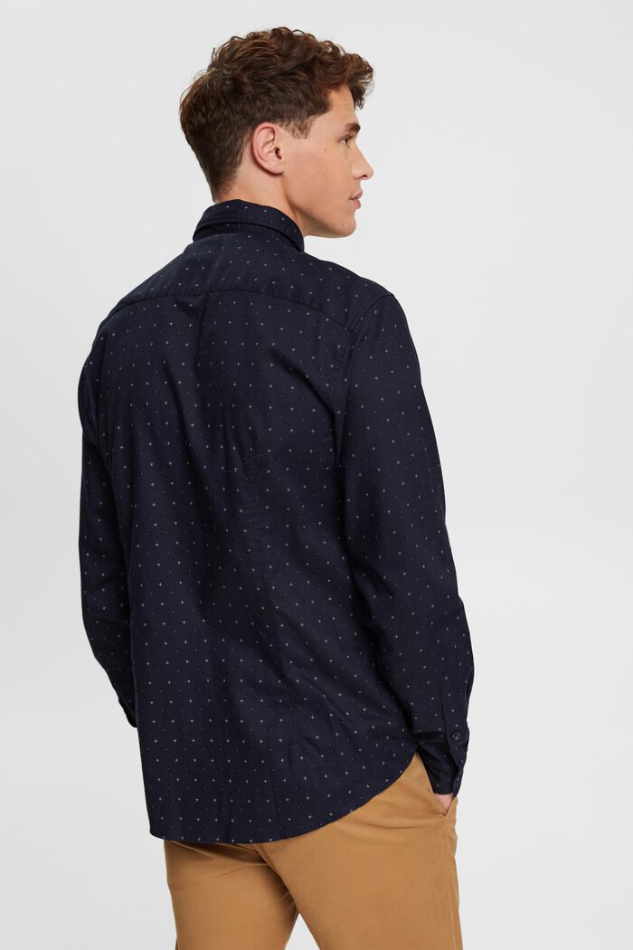 Button-Down-Hemd mit Micro-Print, NAVY, detail image number 3