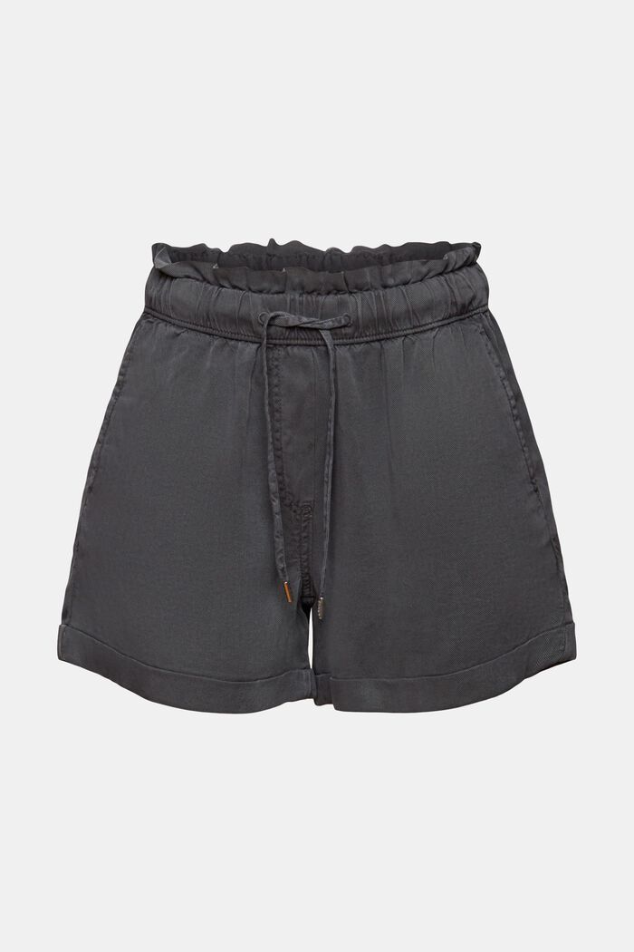Pull-on-Shorts aus Twill, ANTHRACITE, detail image number 6