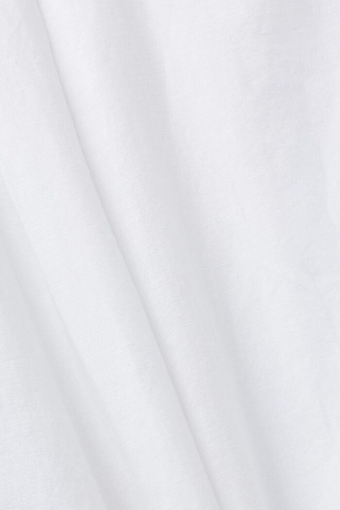 Leinen-Baumwolle-Hemd, WHITE, detail image number 4