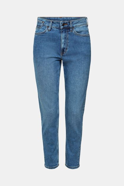 Mom-Fit-Jeans, BLUE MEDIUM WASHED, overview