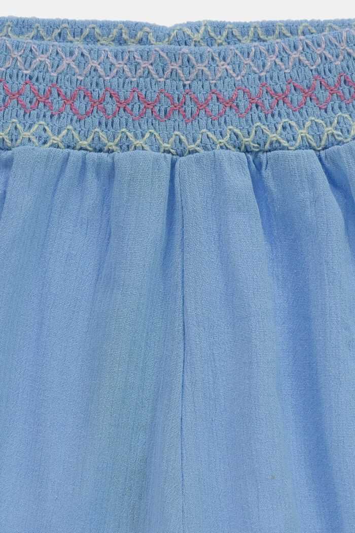 Shorts mit Crinkle-Effekt, BRIGHT BLUE, detail image number 2
