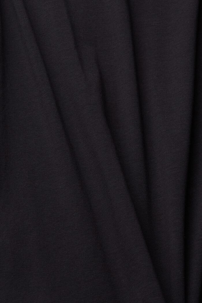 Shirt mit tiefem Armausschnitt, BLACK, detail image number 4
