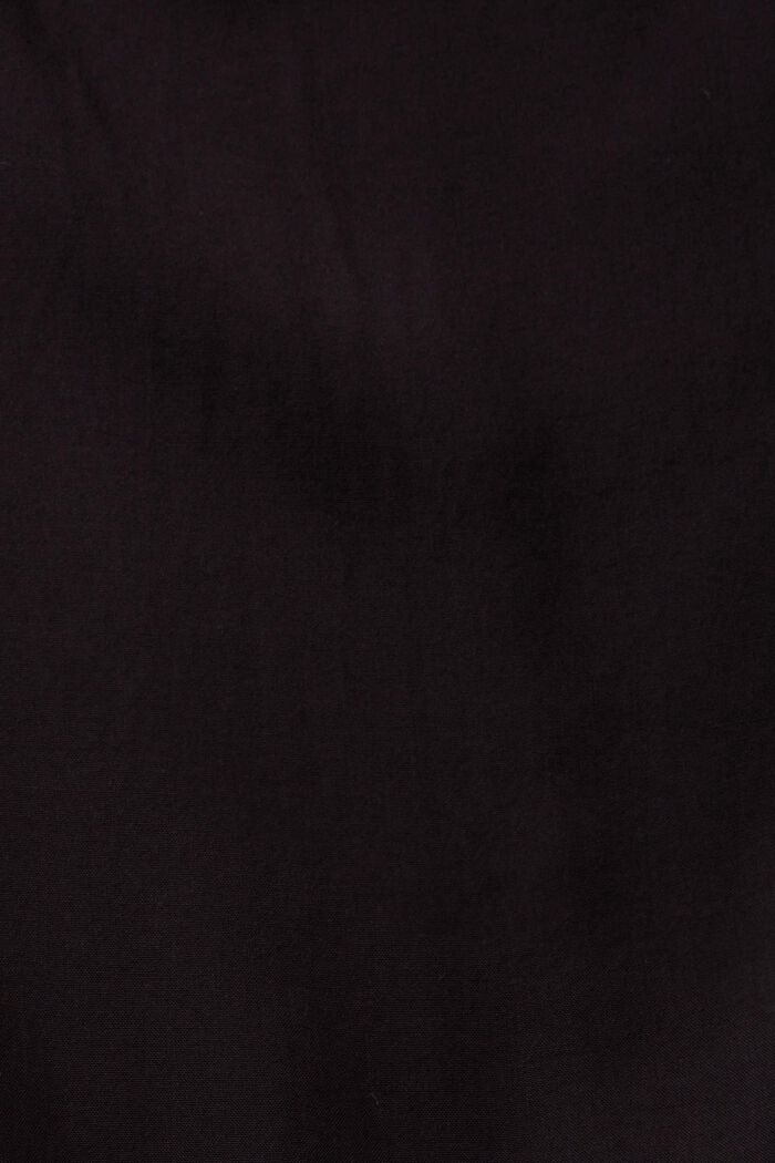 Bluse mit V-Neck, LENZING™ ECOVERO™, BLACK, detail image number 5