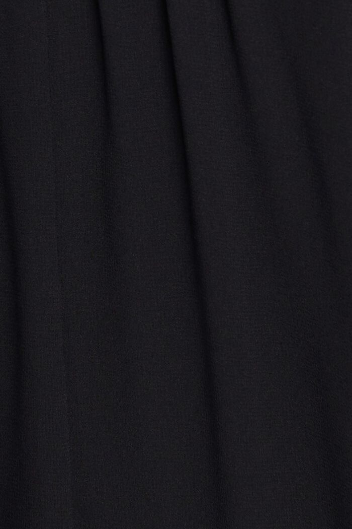 Minikleid aus Chiffon mit Spitze, BLACK, detail image number 6