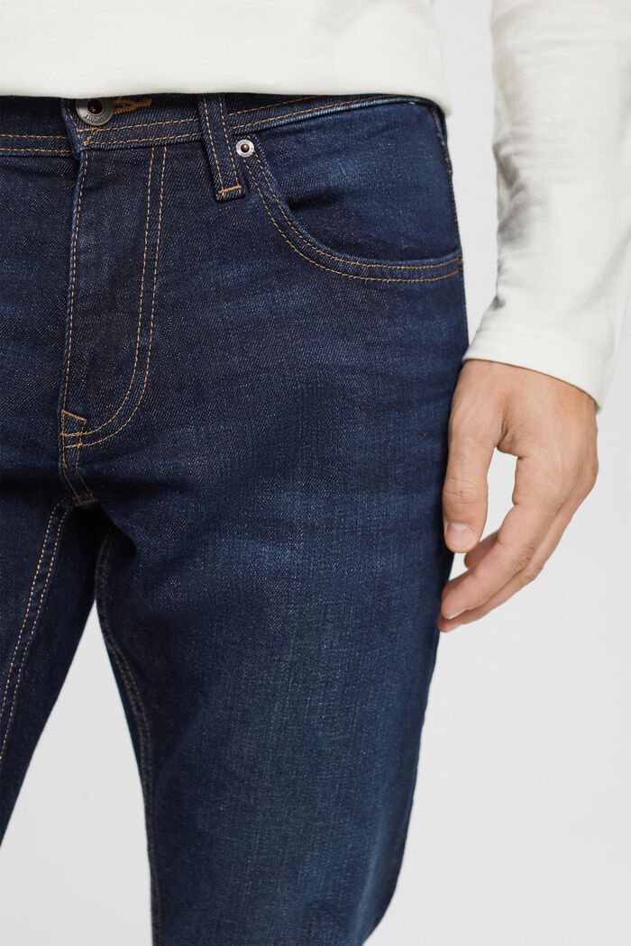 Stretch-Jeans mit Organic Cotton, BLUE DARK WASHED, detail image number 0