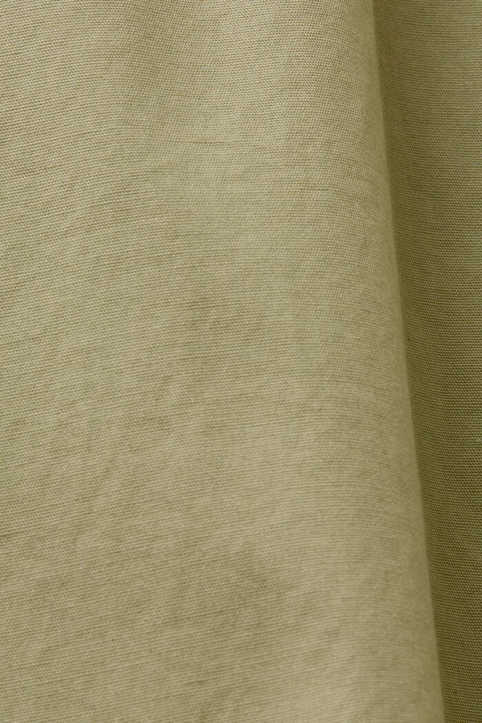 Baumwollhemd mit Stehkragen, LIGHT GREEN, detail image number 5