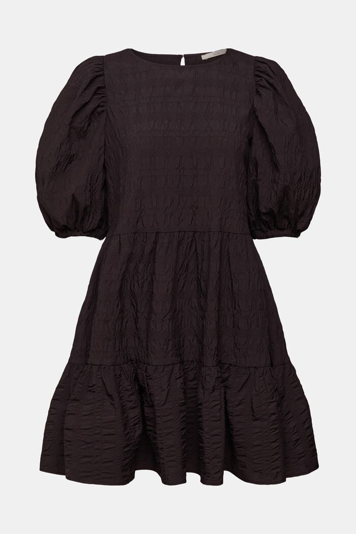 Kleid mit Puffärmeln, BLACK, detail image number 6