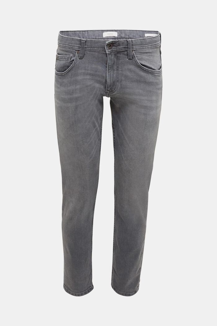 Stretch-Jeans mit Organic Cotton, GREY MEDIUM WASHED, detail image number 0