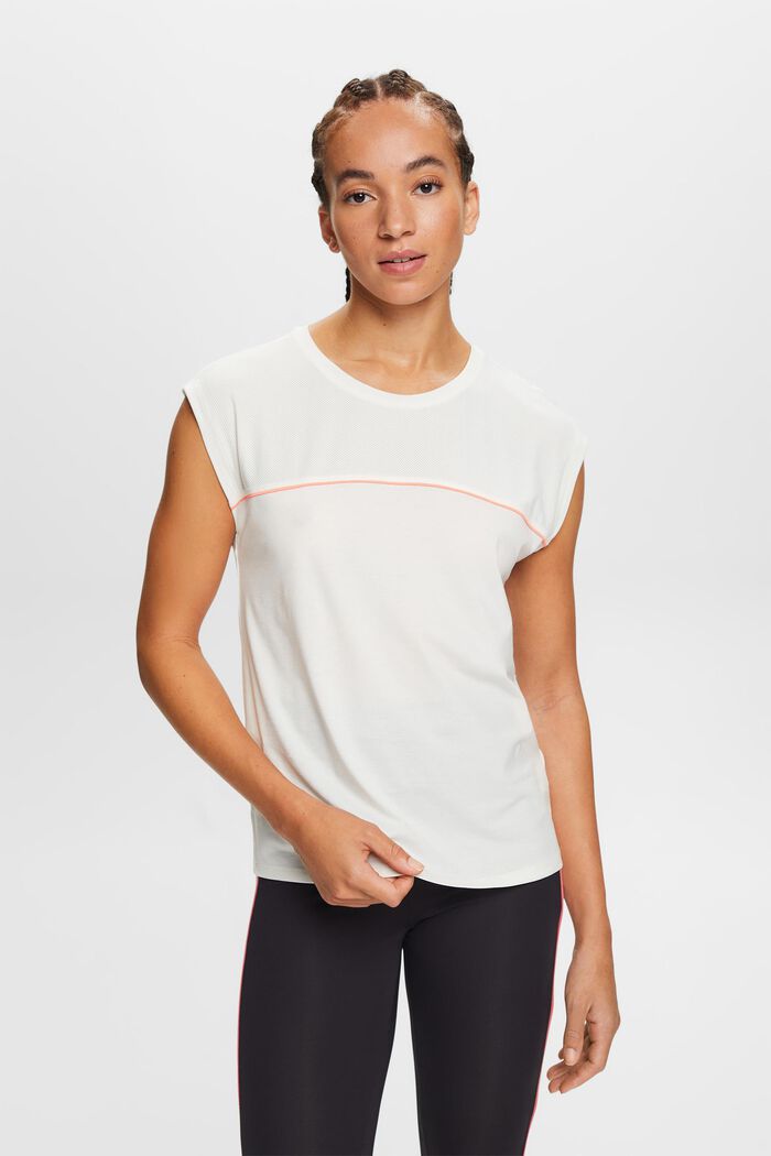 Gestreiftes Active Top, OFF WHITE, detail image number 0