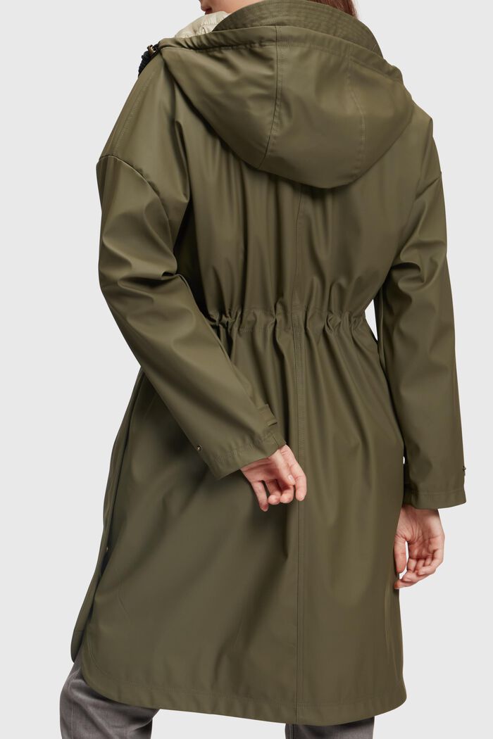 Coats woven, KHAKI GREEN, detail image number 1