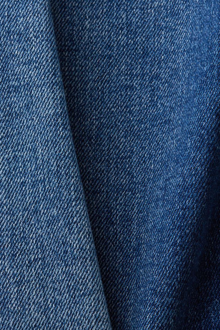 Schmal zulaufende Jeans mit recycelter Baumwolle, BLUE MEDIUM WASHED, detail image number 6