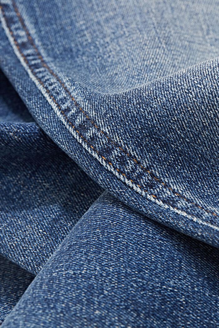 Stretch-Jeans aus Organic Cotton, BLUE MEDIUM WASHED, detail image number 7