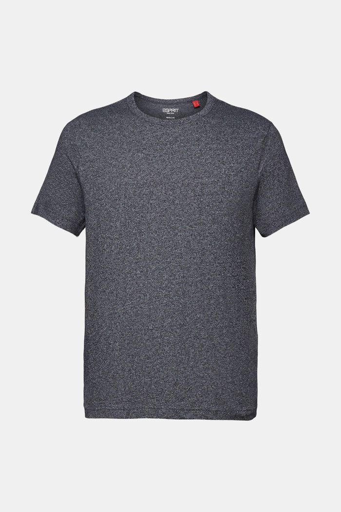 Rundhals-T-Shirt aus Jersey, Baumwollmix, ANTHRACITE, detail image number 5