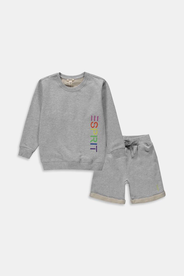 Set: Sweatshirt und Shorts, 100% Baumwolle