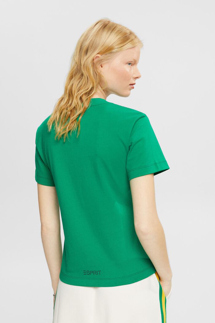 Baumwoll-T-Shirt mit Delfinprint, GREEN, detail image number 3
