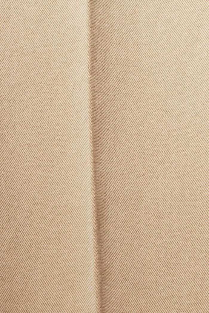Hose mit weitem Bein aus Materialmix mit Hanf, SAND, detail image number 5