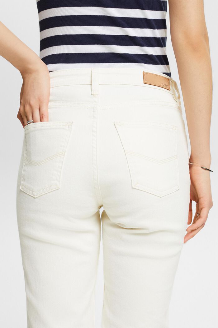 Bootcut Jeans mit hohem Bund, OFF WHITE, detail image number 3