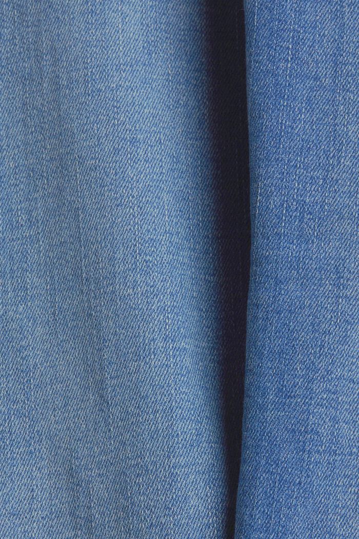 Stretch-Jeans aus Organic Cotton, BLUE LIGHT WASHED, detail image number 4