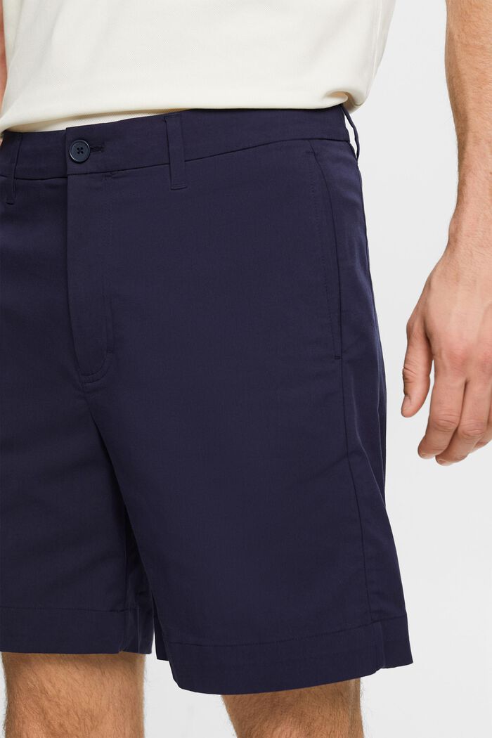 Chino-Shorts aus Stretch-Twill, NAVY, detail image number 4