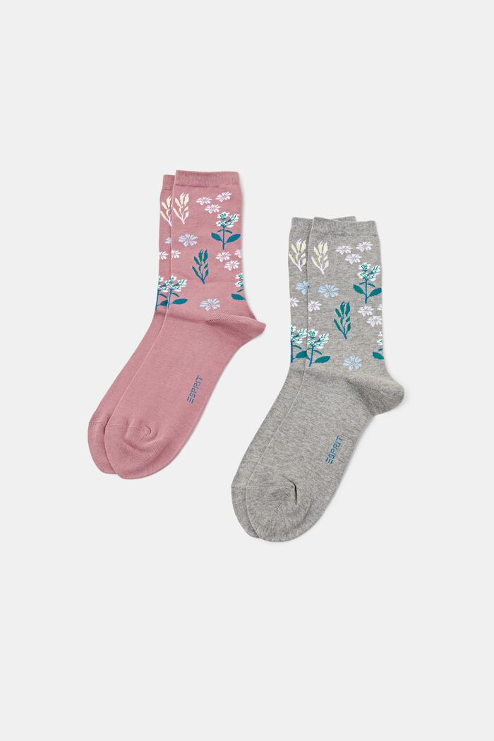 Socks, ROSE/GREY, detail image number 0