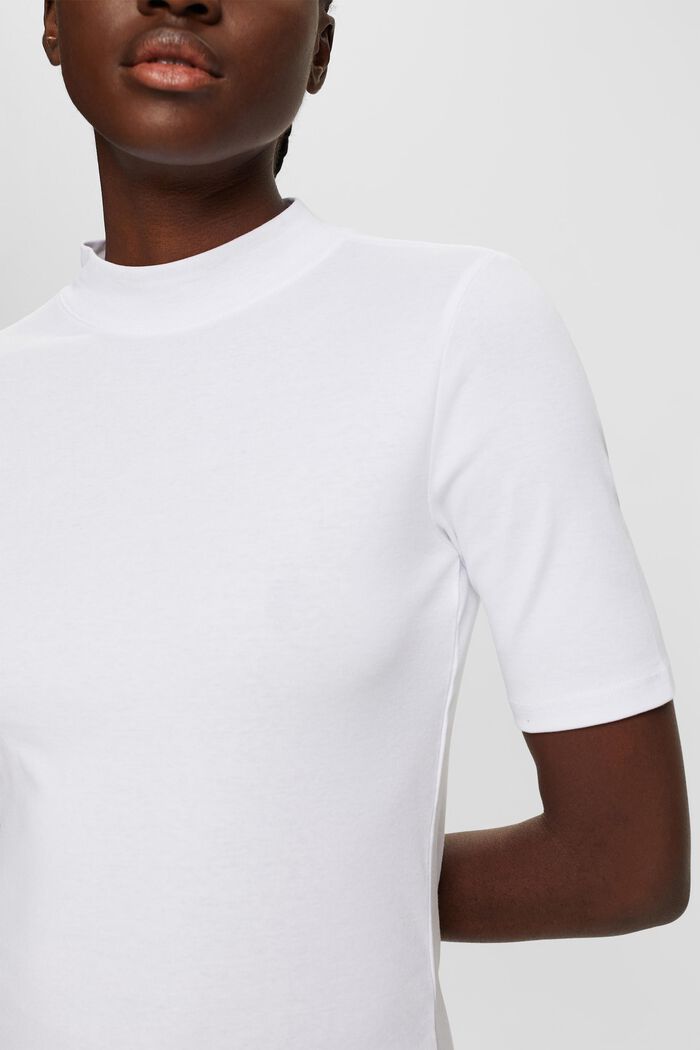 Baumwoll-T-Shirt, WHITE, detail image number 2