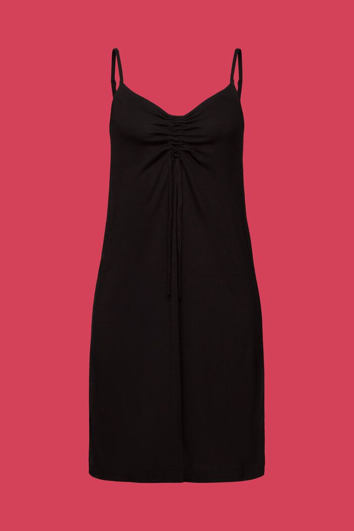 Gemustertes Jersey-Kleid, BLACK, detail image number 6