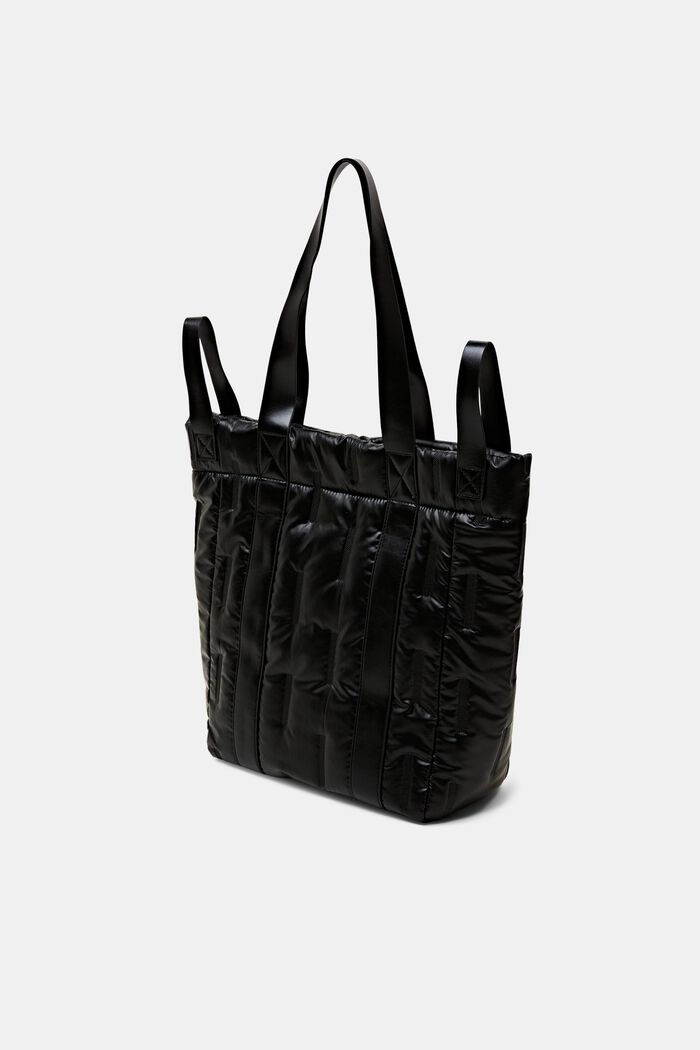 Glänzende Tote Bag, BLACK, detail image number 2