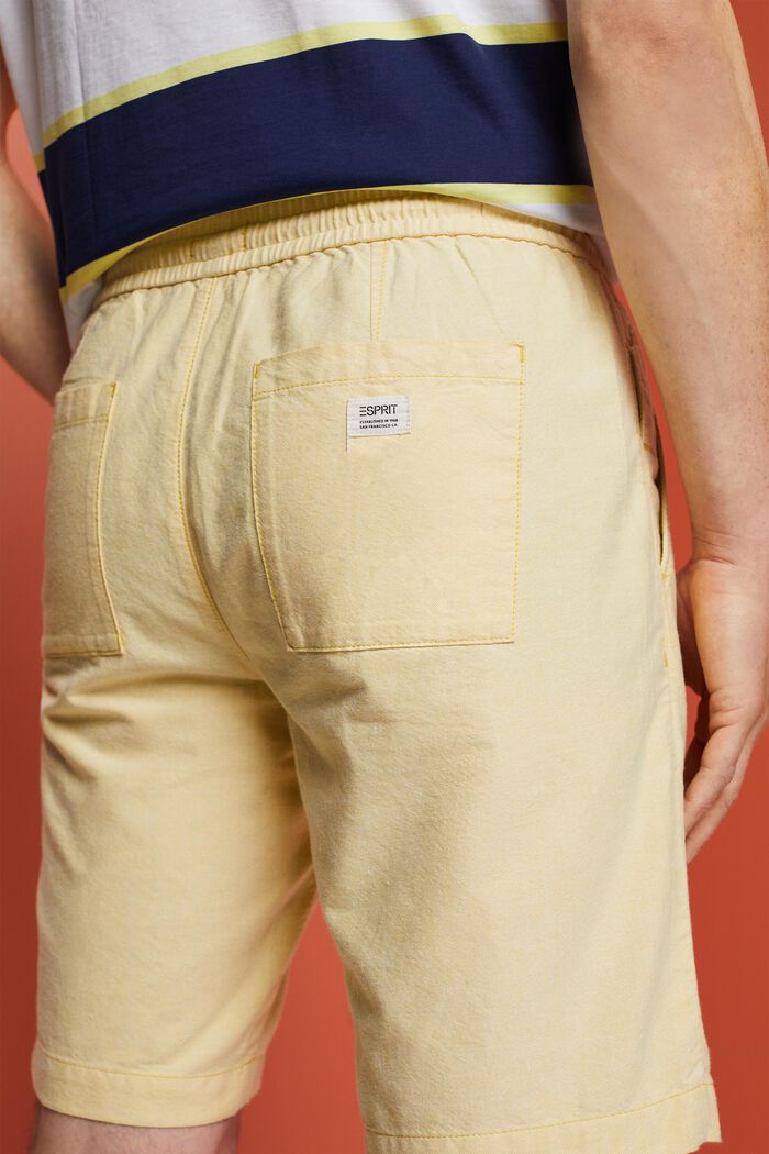 Shorts woven, DUSTY YELLOW, detail image number 4
