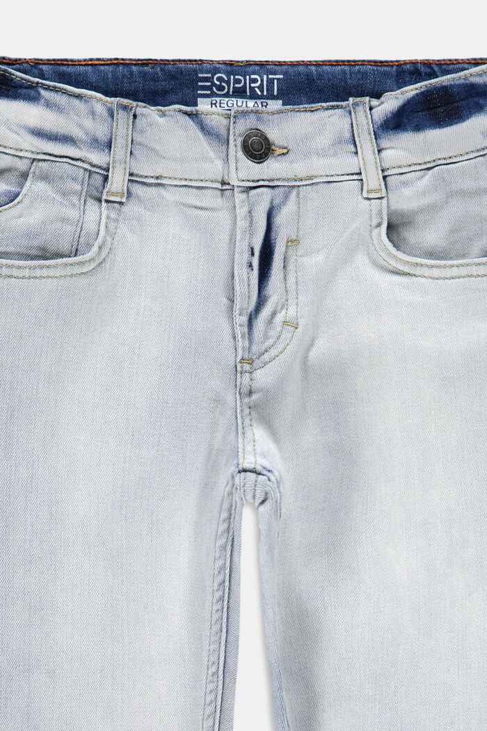 Stretch-Jeans mit Verstellbund, BLUE BLEACHED, detail image number 2
