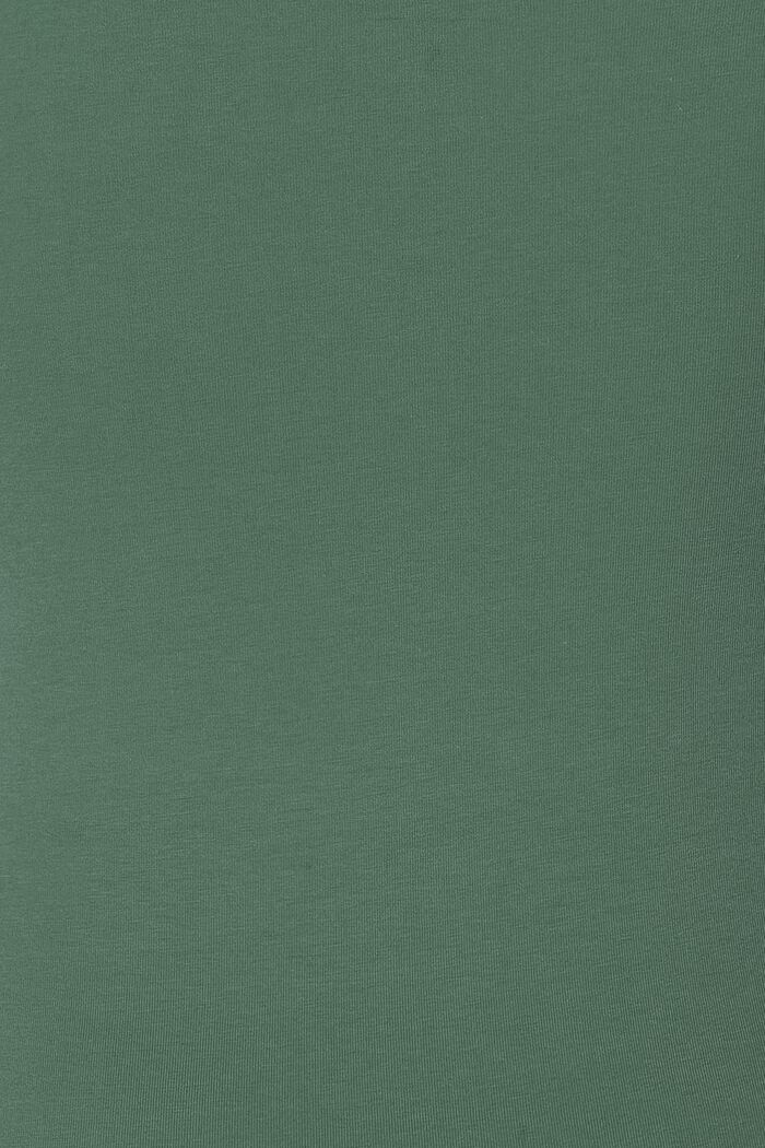 T-Shirt mit V-Ausschnitt, LENZING™ ECOVERO™, VINYARD GREEN, detail image number 5