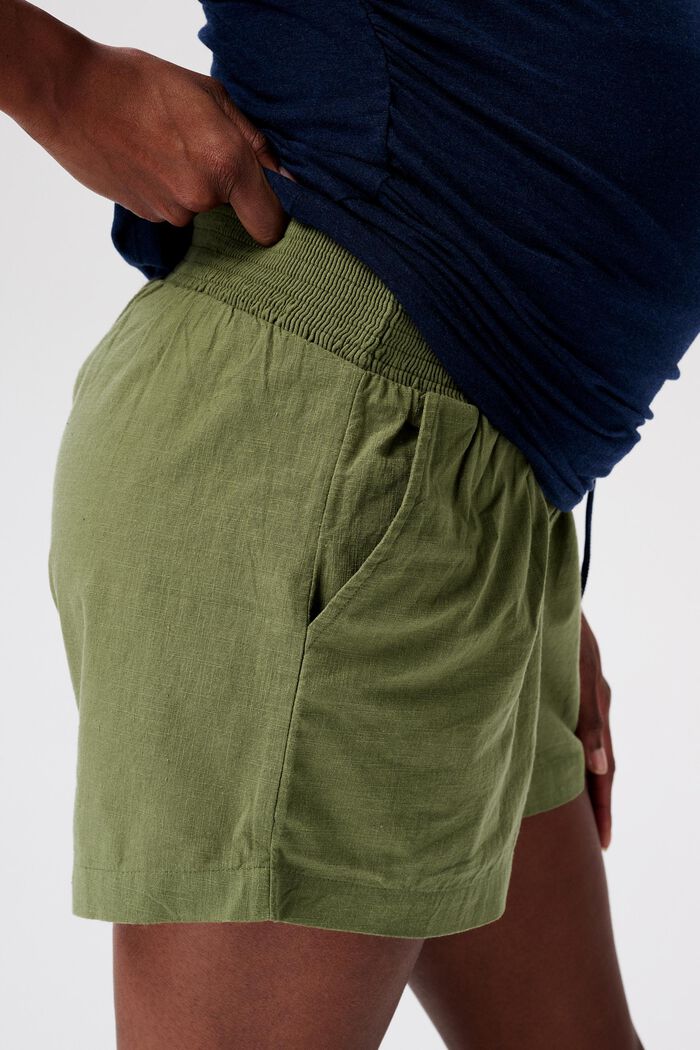 MATERNITY Shorts mit Unterbauchbund, OLIVE GREEN, detail image number 1