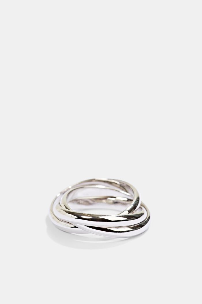 Trio-Ring aus Sterling Silber, SILVER, detail image number 0