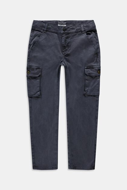 Pants woven, NAVY, overview