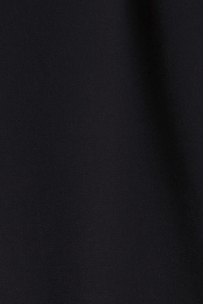 Chino mit hohem Bund und Gürtel, BLACK, detail image number 2
