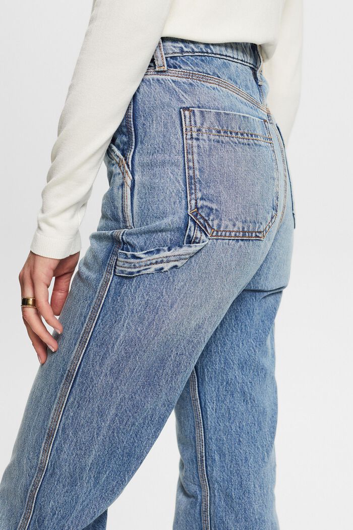 Recycelt: Carpenter-Jeans mit geradem Bein, BLUE BLEACHED, detail image number 1