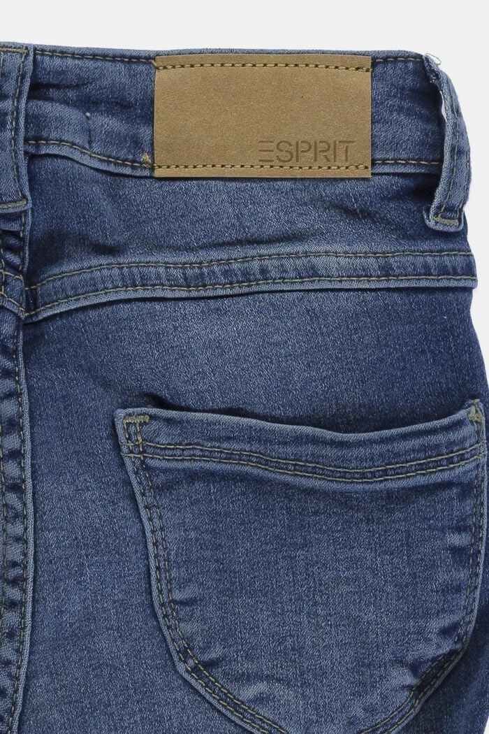 Stretch-Jeans mit Weitenservice und Verstellbund, BLUE MEDIUM WASHED, detail image number 2
