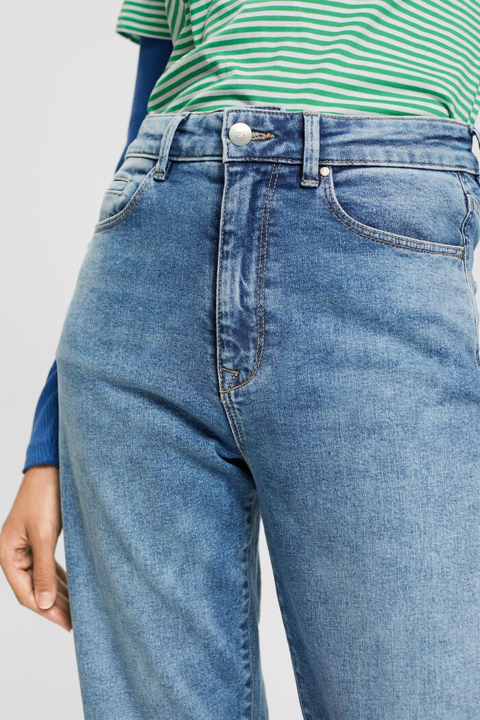 Stretch-Jeans aus Bio-Baumwolle, BLUE LIGHT WASHED, detail image number 2