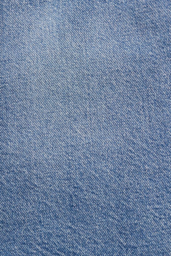 Jeansrock mit Knopfleiste, Organic Cotton, BLUE MEDIUM WASHED, detail image number 6