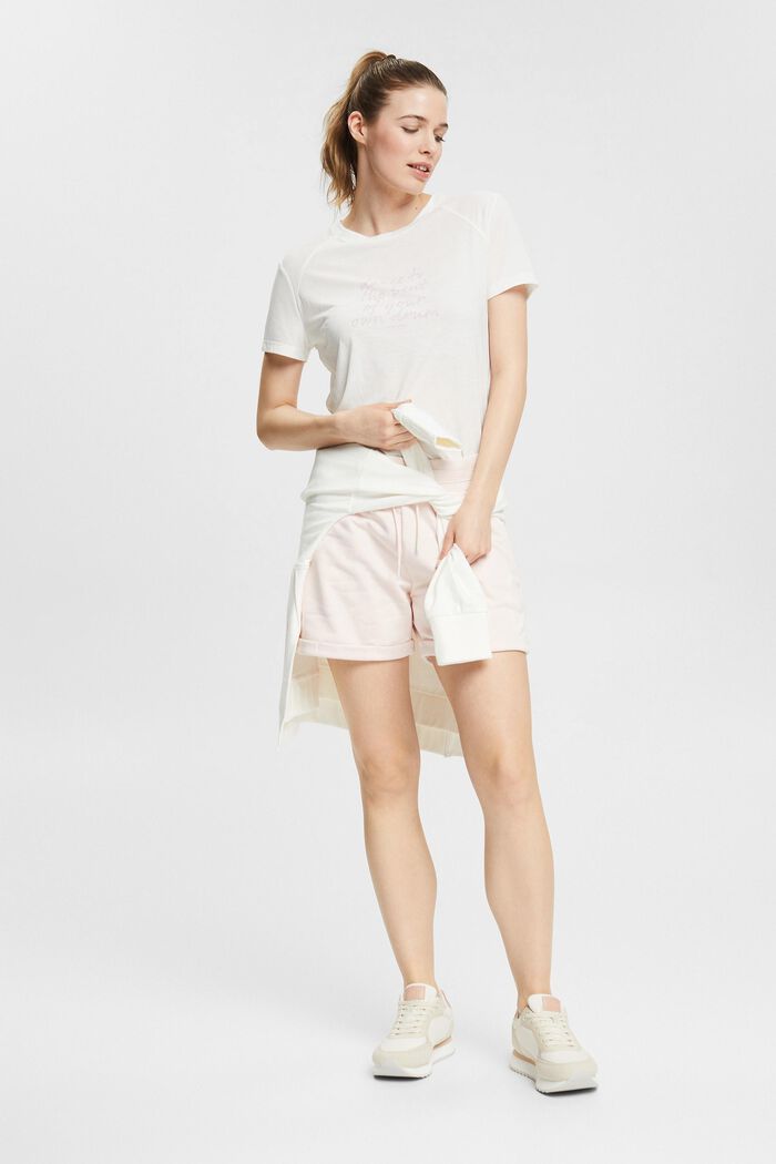 Recycelt: Sweat-Shorts mit Zippertaschen, LIGHT PINK, detail image number 1