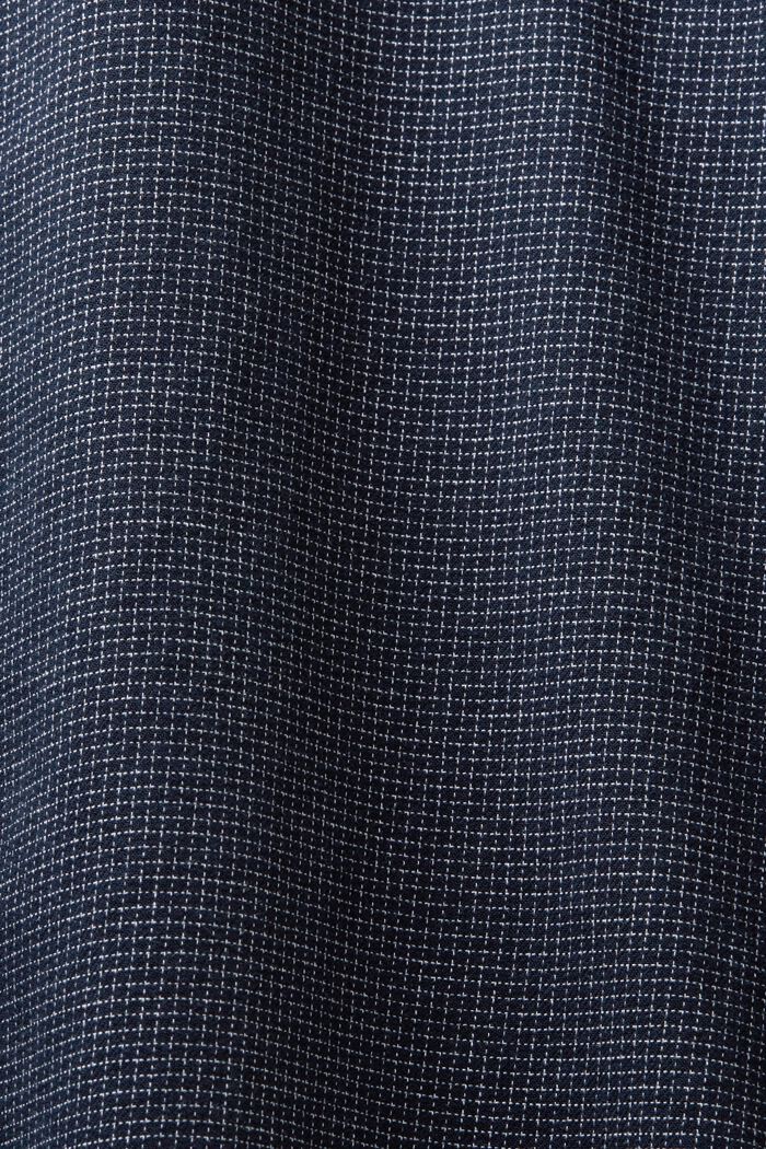 Baumwollhemd in normaler Passform mit Mini-Karos, NAVY, detail image number 5