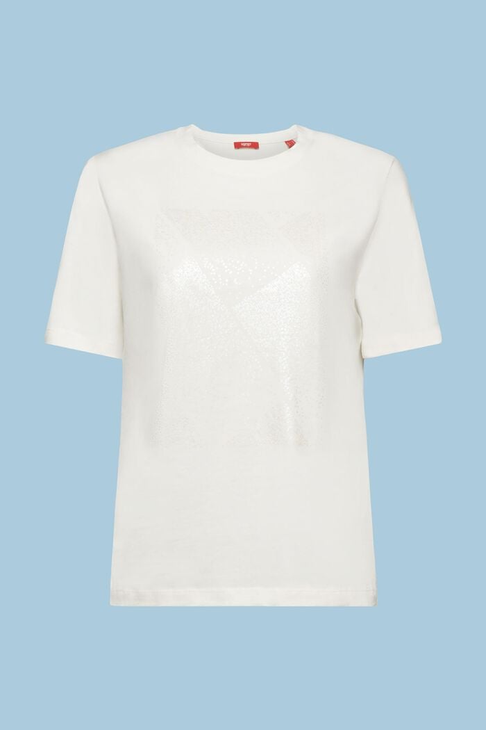 T-Shirt mit holografischem Print, ICE, detail image number 6