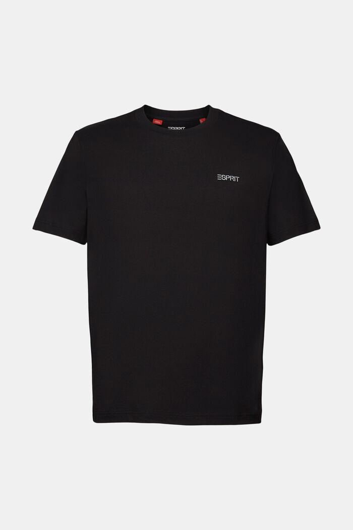 Unisex Logo-T-Shirt, BLACK, detail image number 8