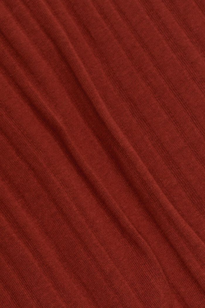 Poloshirt in schmaler Passform, RUST BROWN, detail image number 4