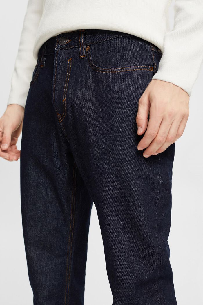 Jeans mit geradem Bein aus nachhaltiger Baumwolle, BLUE RINSE, detail image number 3