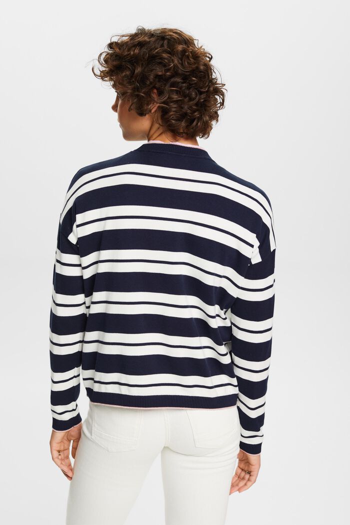 Oversize Pullover, 100 % Baumwolle, NAVY, detail image number 3
