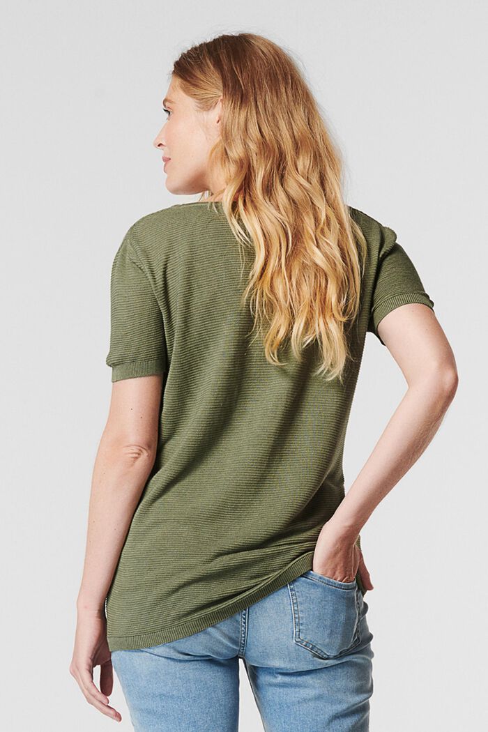 Sweaters, REAL OLIVE, detail image number 2
