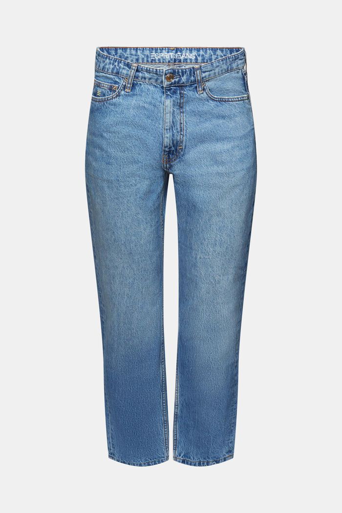 Lockere Retro-Jeans mit mittlerer Bundhöhe, BLUE LIGHT WASHED, detail image number 7